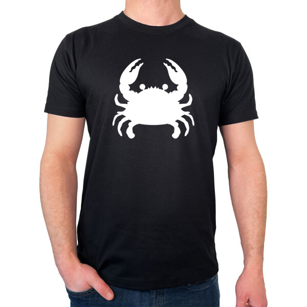 Herren T-Shirt Krabbe Silhouette Größe S-3XL