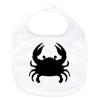 Baby Lätzchen Krabbe Silhouette