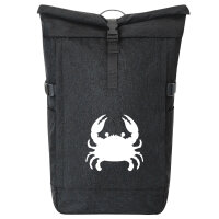 Kurierrucksack Krabbe Silhouette 30-44 Liter Black Melange
