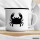 Emaille Tasse Krabbe Silhouette 300ml Vintage Emaille Becher