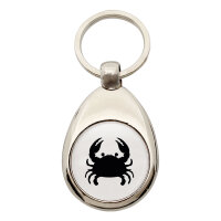 Schlüsselanhänger Krabbe Silhouette