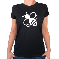Damen T-Shirt Biene Silhouette Größe XS-XXL