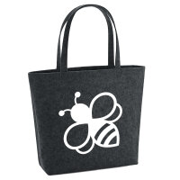Filzshopper Biene Silhouette 22 Liter