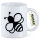 Kaffeetasse Biene Silhouette 330ml