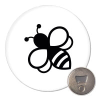 Magnet Biene Silhouette 59mm Kühlschrankmagnet...