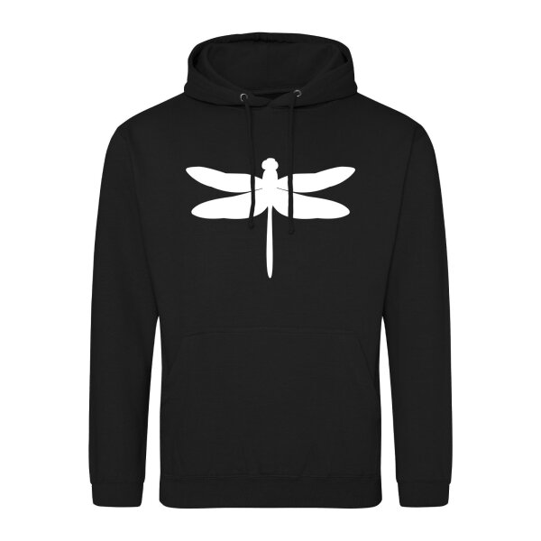Unisex Hoodie Libelle Silhouette Größe S-3XL