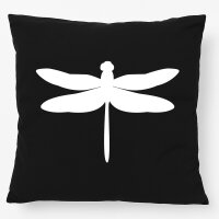 Kissen Libelle Silhouette 40x40cm