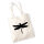 Jutebeutel Libelle Silhouette 10 Liter