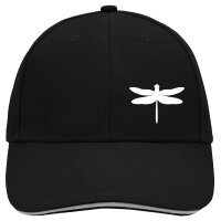 Cappy Mütze Libelle Silhouette