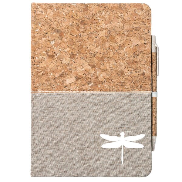 Notizbuch Libelle Silhouette 80 Blatt inkl. Kugelschreiber