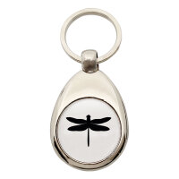 Schlüsselanhänger Libelle Silhouette