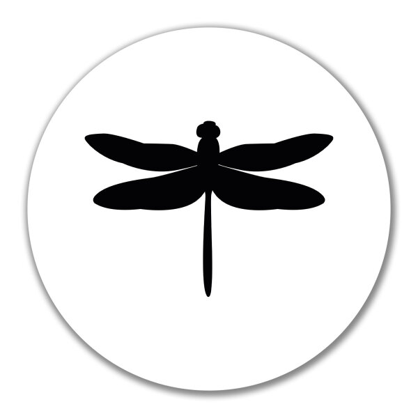 Aufkleber Libelle Silhouette 10cm Sticker
