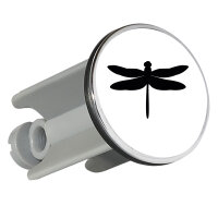 Waschbeckenstöpsel Libelle Silhouette 4cm...