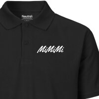 Damen Polo Shirt Mimimi Schriftzug Größe XS-XXL