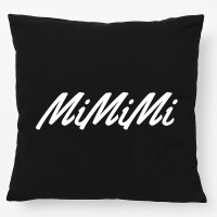Kissen Mimimi Schriftzug 40x40cm