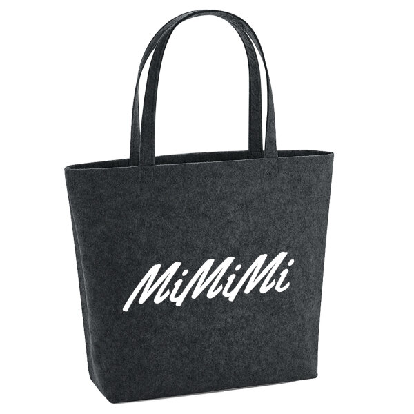 Filzshopper Mimimi Schriftzug 22 Liter