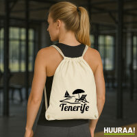 Turnbeutel Tenerife Inselmotiv Spanien 12 Liter