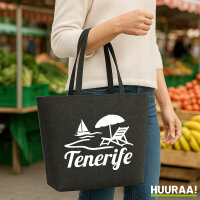 Filzshopper Tenerife Inselmotiv Spanien 22 Liter