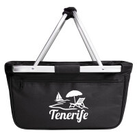 Einkaufskorb Tenerife Inselmotiv Spanien 20 Liter...