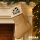 Weihnachtsstrumpf Tenerife Inselmotiv Spanien Beige