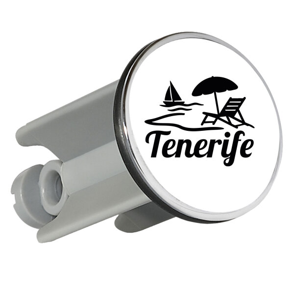 Waschbeckenstöpsel Tenerife Inselmotiv Spanien 4cm Abflussstopfen