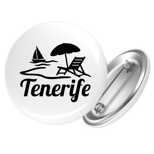Button Tenerife Inselmotiv Spanien