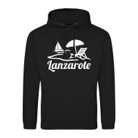 Unisex Hoodie Lanzarote Inselmotiv Spanien...
