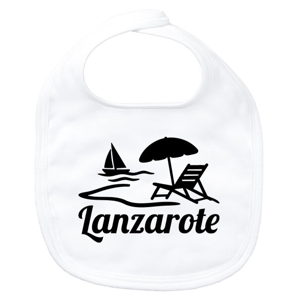 Baby Lätzchen Lanzarote Inselmotiv Spanien