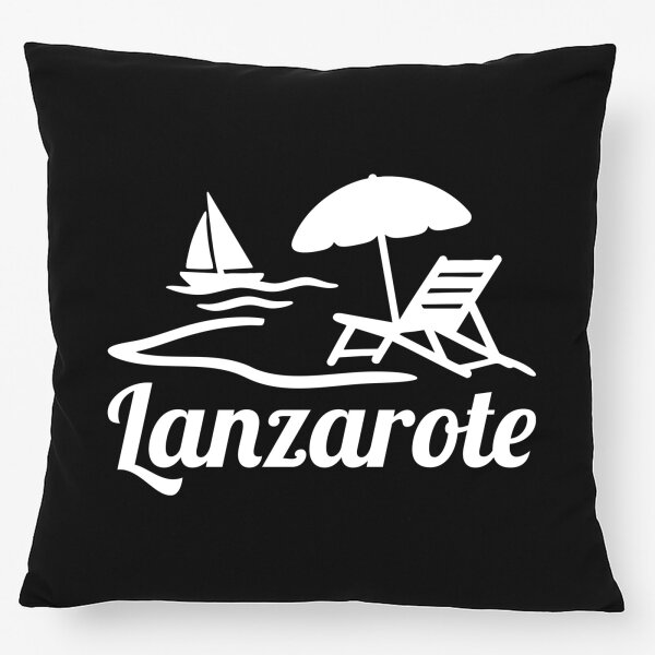 Kissen Lanzarote Inselmotiv Spanien 40x40cm