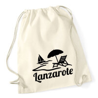 Turnbeutel Lanzarote Inselmotiv Spanien 12 Liter