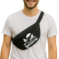 Bauchtasche Lanzarote Inselmotiv Spanien 2,5 Liter Black