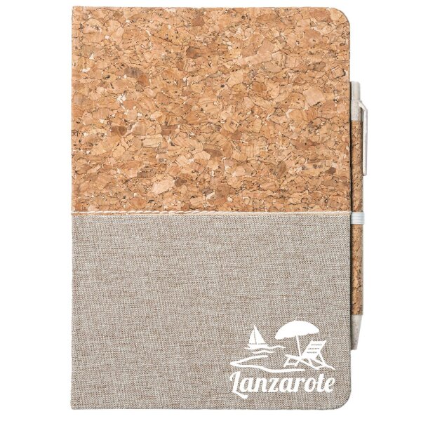 Notizbuch A5 Lanzarote Inselmotiv Spanien 80 Blatt inkl. Kugelschreiber
