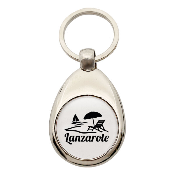 Schlüsselanhänger Lanzarote Inselmotiv Spanien