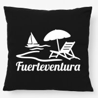 Kissen Fuerteventura Inselmotiv Spanien 40x40cm