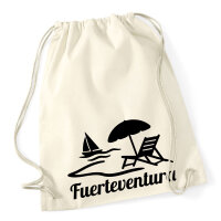 Turnbeutel Fuerteventura Inselmotiv Spanien 12 Liter