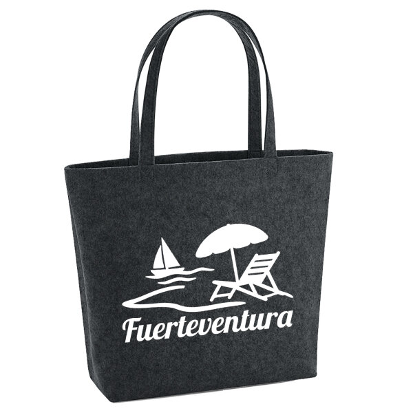 Filzshopper Fuerteventura Inselmotiv Spanien 22 Liter