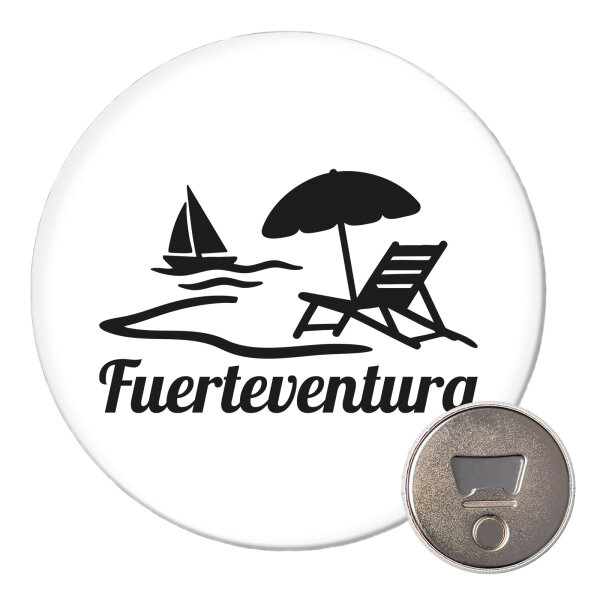 Magnet Fuerteventura Inselmotiv Spanien 59mm Kühlschrankmagnet Flaschenöffner