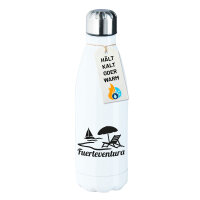 Edelstahl-Trinkflasche Fuerteventura Inselmotiv Spanien...