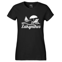 Damen T-Shirt Zakynthos Inselmotiv Griechenland...