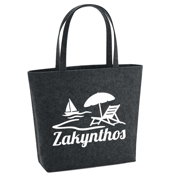 Filzshopper Zakynthos Inselmotiv Griechenland 22 Liter