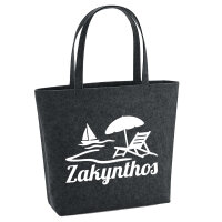 Filzshopper Zakynthos Inselmotiv Griechenland 22 Liter