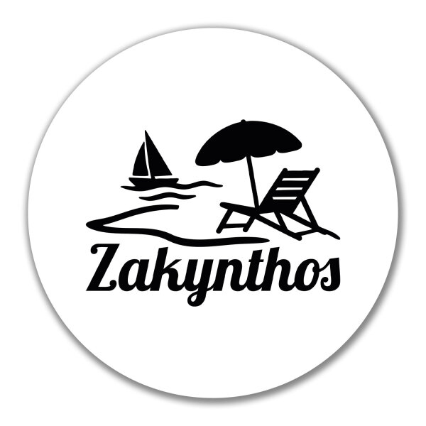 Aufkleber Zakynthos Inselmotiv Griechenland 10cm Sticker