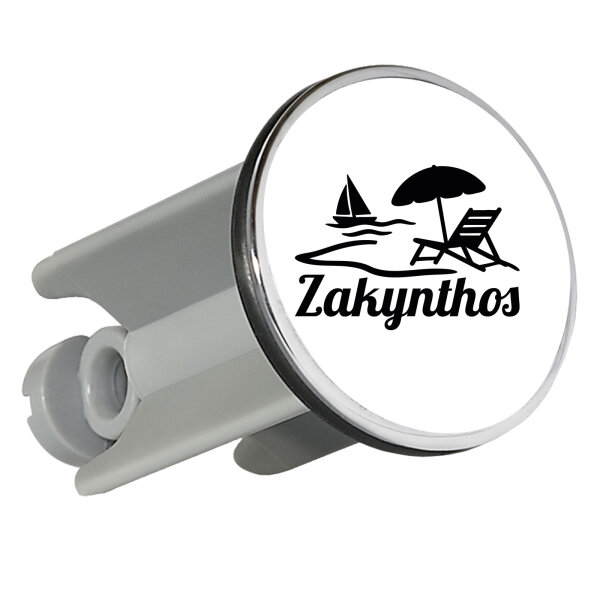 Waschbeckenstöpsel Zakynthos Inselmotiv Griechenland 4cm Abflussstopfen