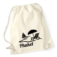 Turnbeutel Phuket Inselmotiv Thailand 12 Liter