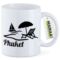 Kaffeetasse Phuket Inselmotiv Thailand 330ml