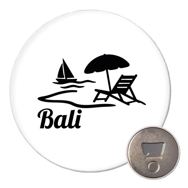 Magnet Bali Inselmotiv Indonesien 59mm Kühlschrankmagnet Flaschenöffner