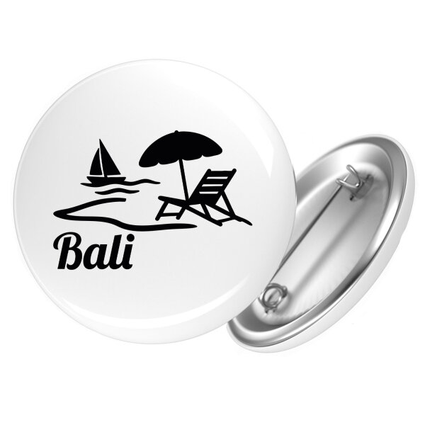 Button Bali Inselmotiv Indonesien Anstecker