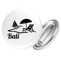 Button Bali Inselmotiv Indonesien Anstecker