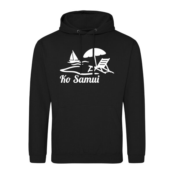 Unisex Hoodie Ko Samui Inselmotiv Thailand Größe S-3XL