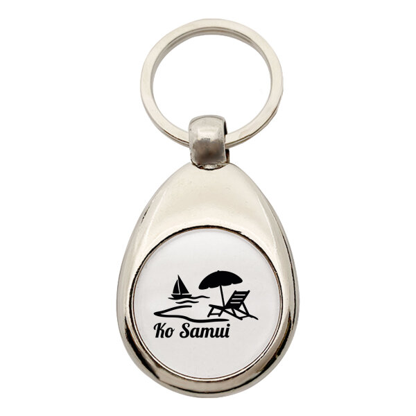 Schlüsselanhänger Ko Samui Inselmotiv Thailand